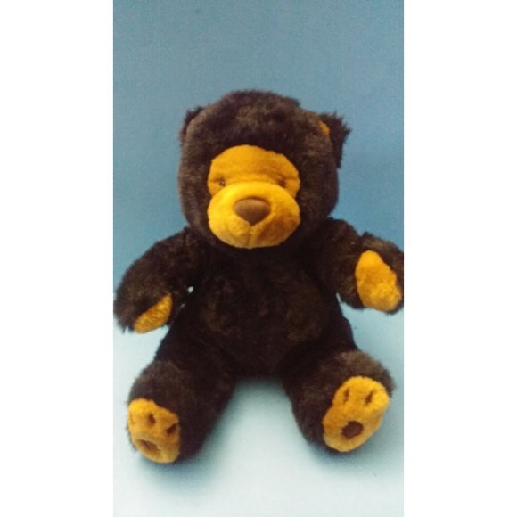 Sitting Black Teddy Bear  Stuff Animal 14'' Plush - Picture 8 of 9